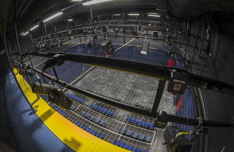 Tension Wire Grid Installation: Liverpool Institute for Performing Arts